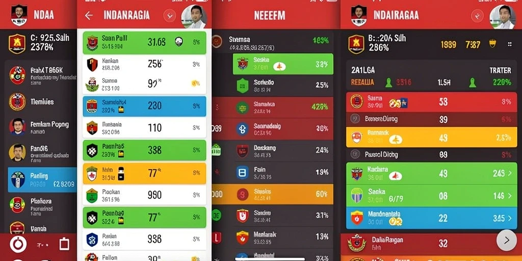 Menu utama yang sederhana dan intuitif.