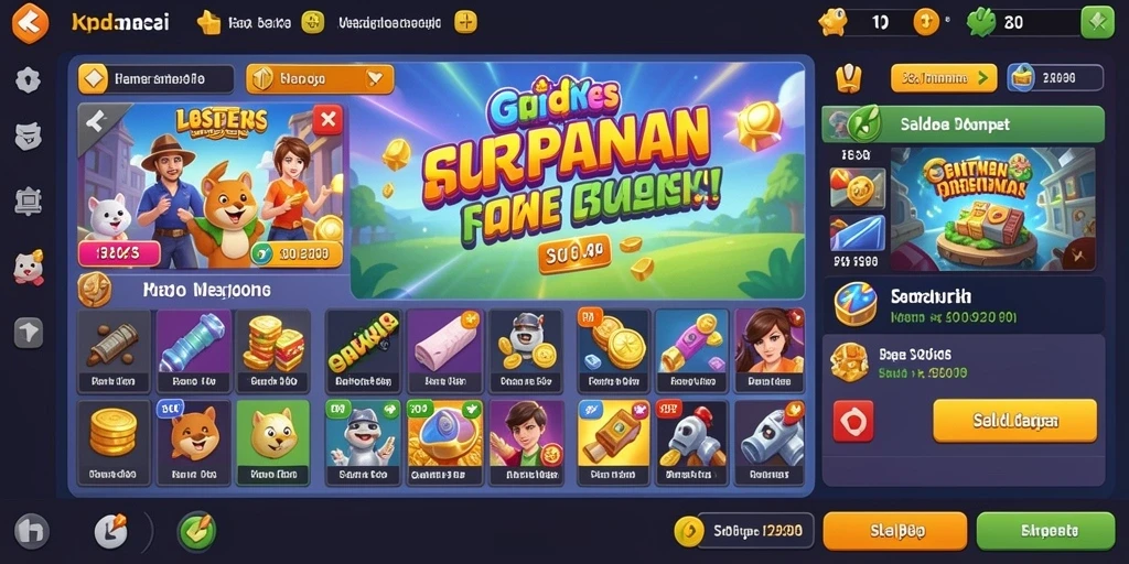 Tampilan antarmuka pengguna yang menarik dan modern.