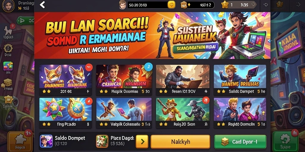 Tampilan antarmuka yang menarik dan user-friendly.