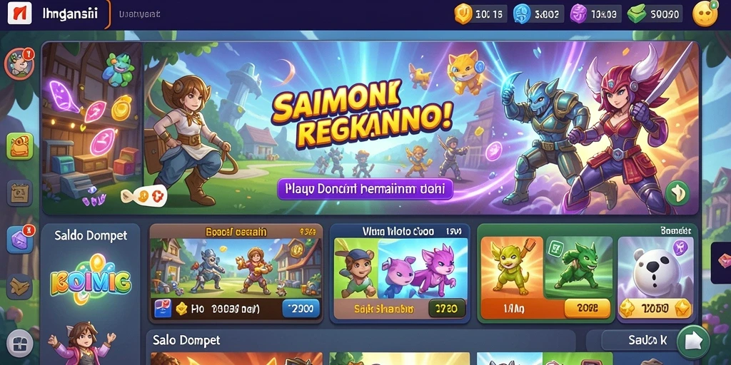 Tampilan permainan yang menarik dan user-friendly.
