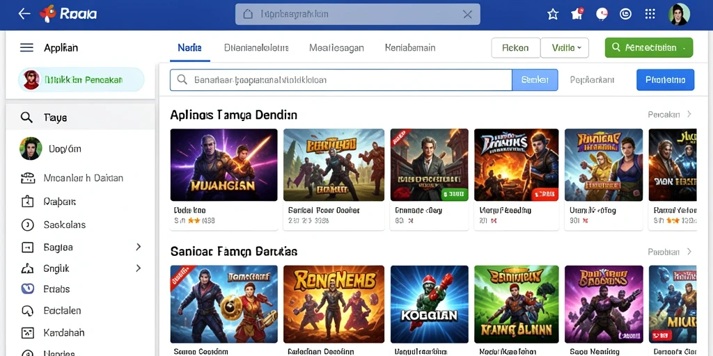 Screenshot menunjukkan karakter utama sedang bertarung.