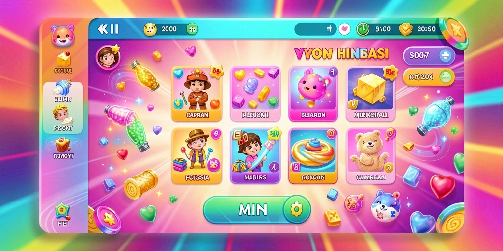 Screenshot menampilkan karakter kucing yang lucu.