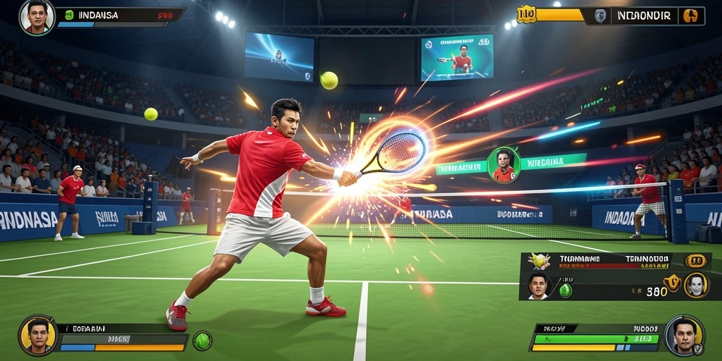 Tampilan antarmuka game yang menarik.