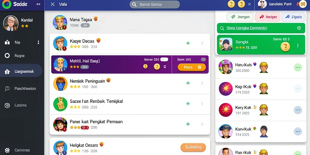 Tampilan antarmuka utama SAKTI77 yang menarik.
