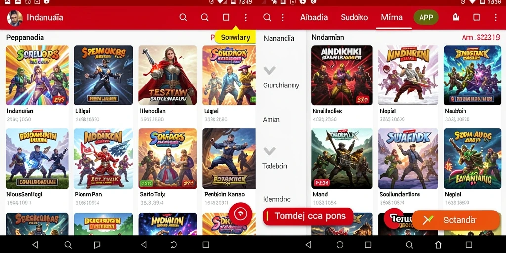 Screenshot menampilkan antarmuka permainan yang intuitif.