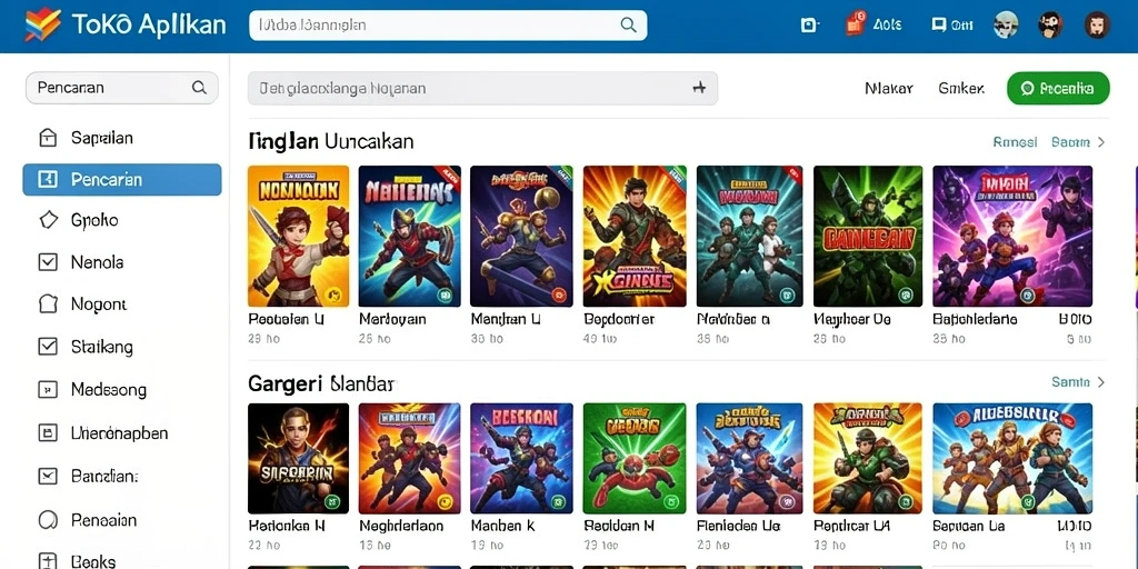 Tampilan antarmuka aplikasi yang menarik dan user-friendly.