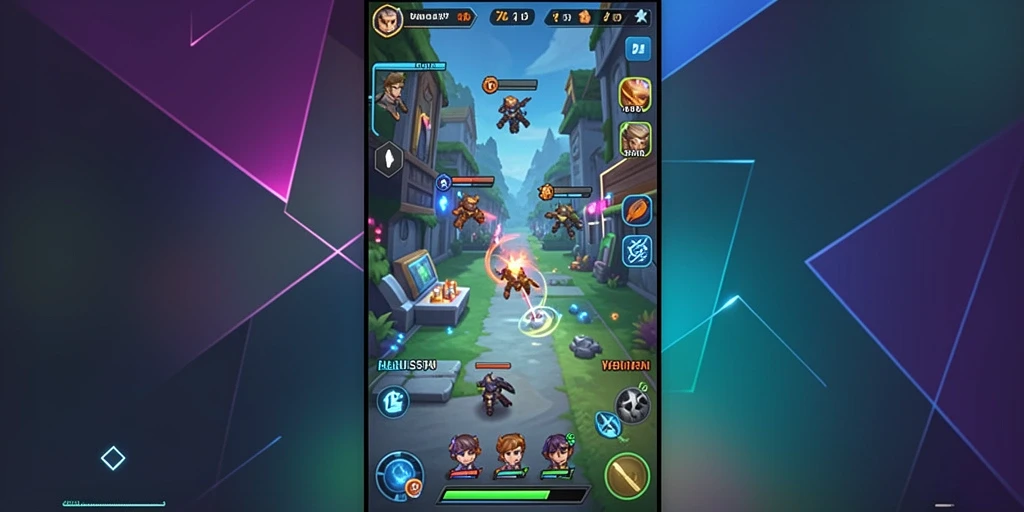 Screenshot menunjukkan karakter utama dalam aksi.