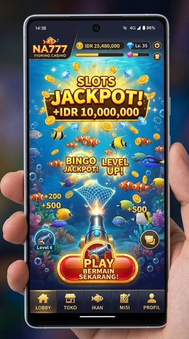 Cuplikan layar menu unduhan na777 untuk perangkat Android